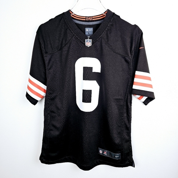 Baker Mayfield #6 Cleveland Browns Nike NFL On Field Women's Jersey  Large - Picture 1 of 8